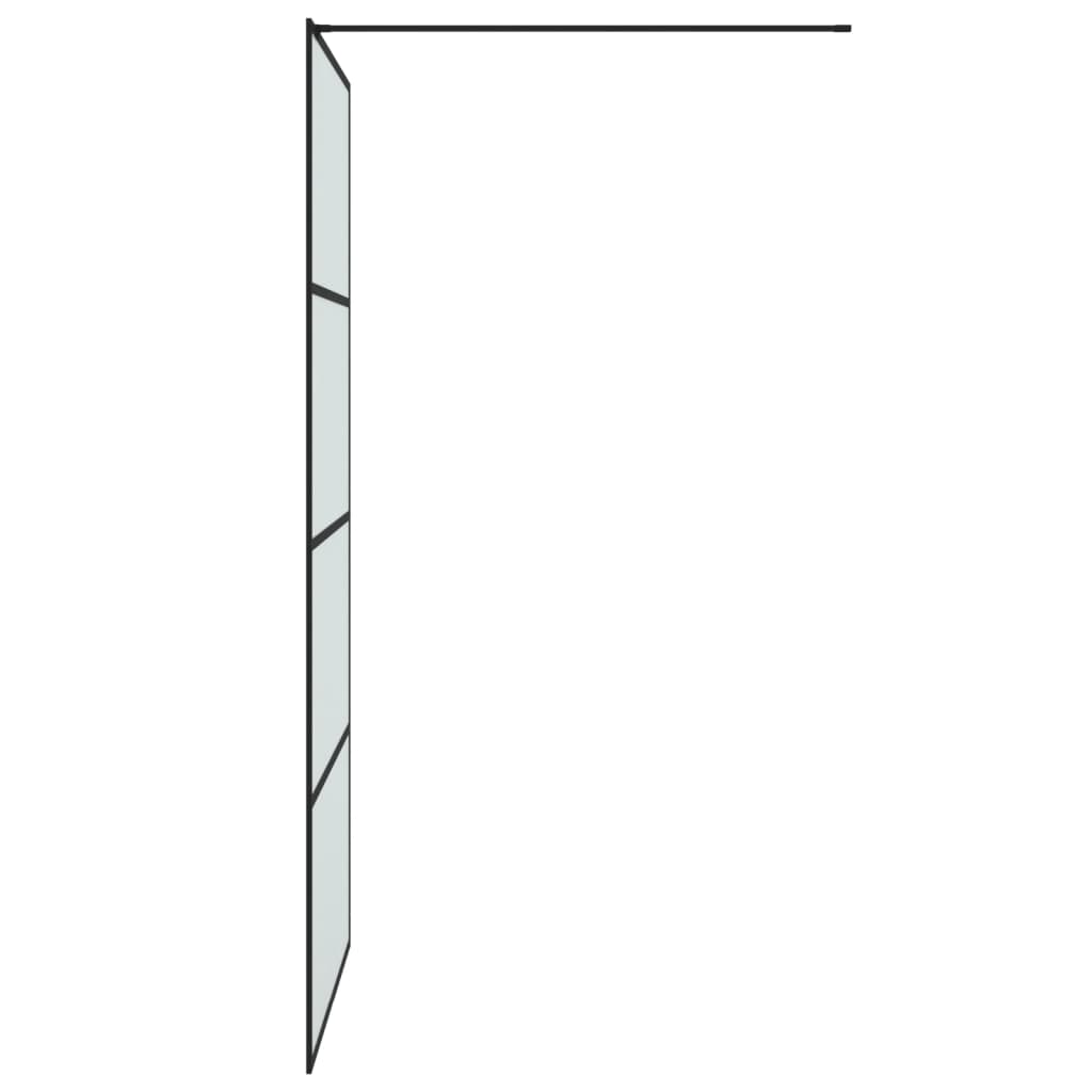 Inloopdouchewand 80x195 cm halfmat ESG-glas