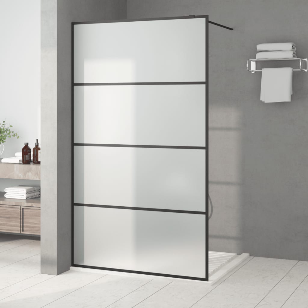 Inloopdouchewand 80x195 cm transparant ESG-glas