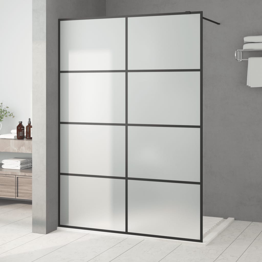 Inloopdouchewand 80x195 cm transparant ESG-glas