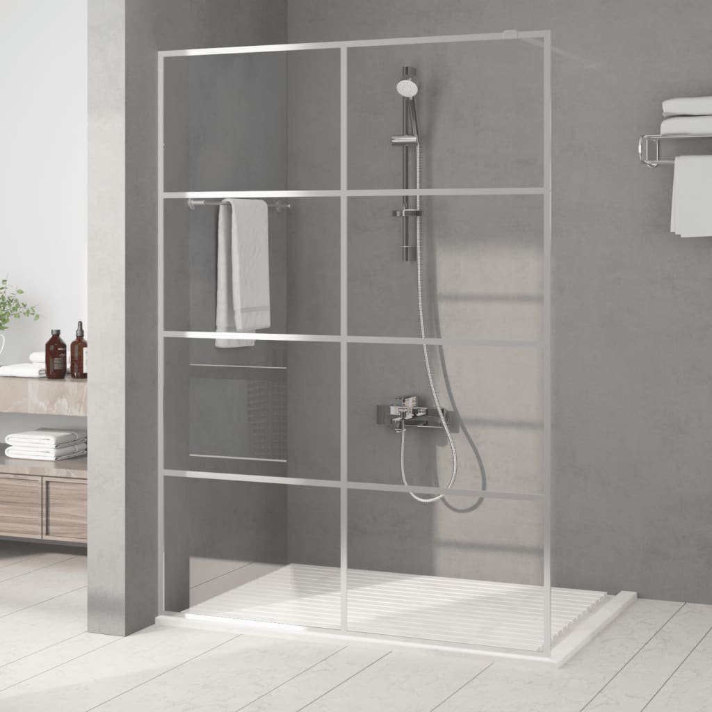 Inloopdouchewand 80x195 cm transparant ESG-glas