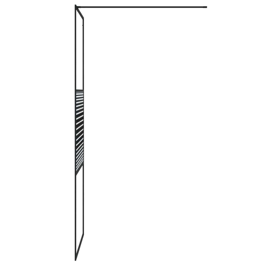 Inloopdouchewand 80x195 cm transparant ESG-glas