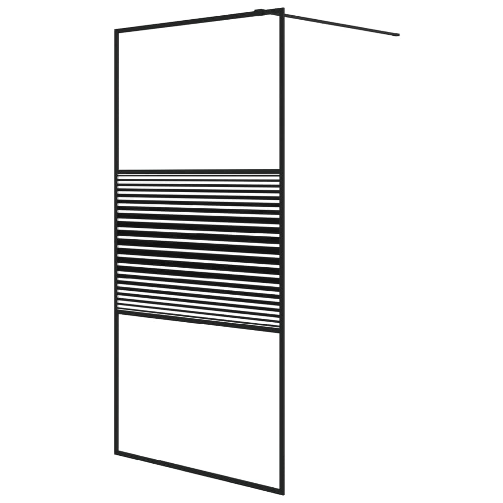 Inloopdouchewand 80x195 cm transparant ESG-glas