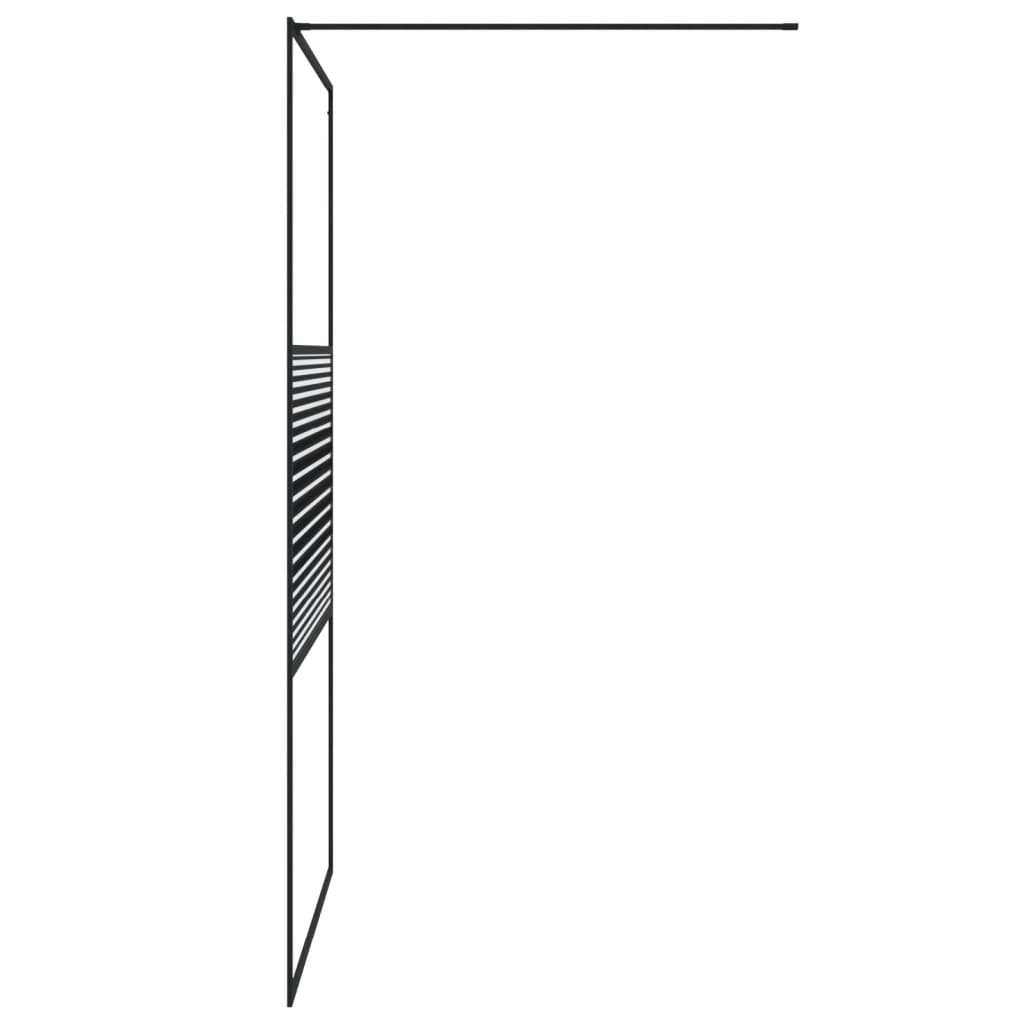 Inloopdouchewand 80x195 cm transparant ESG-glas