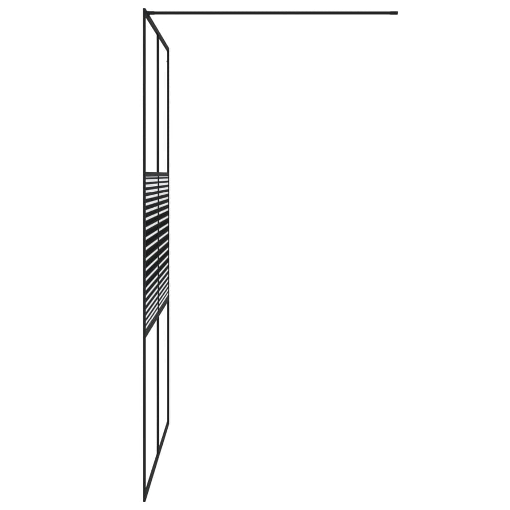 Inloopdouchewand 80x195 cm transparant ESG-glas