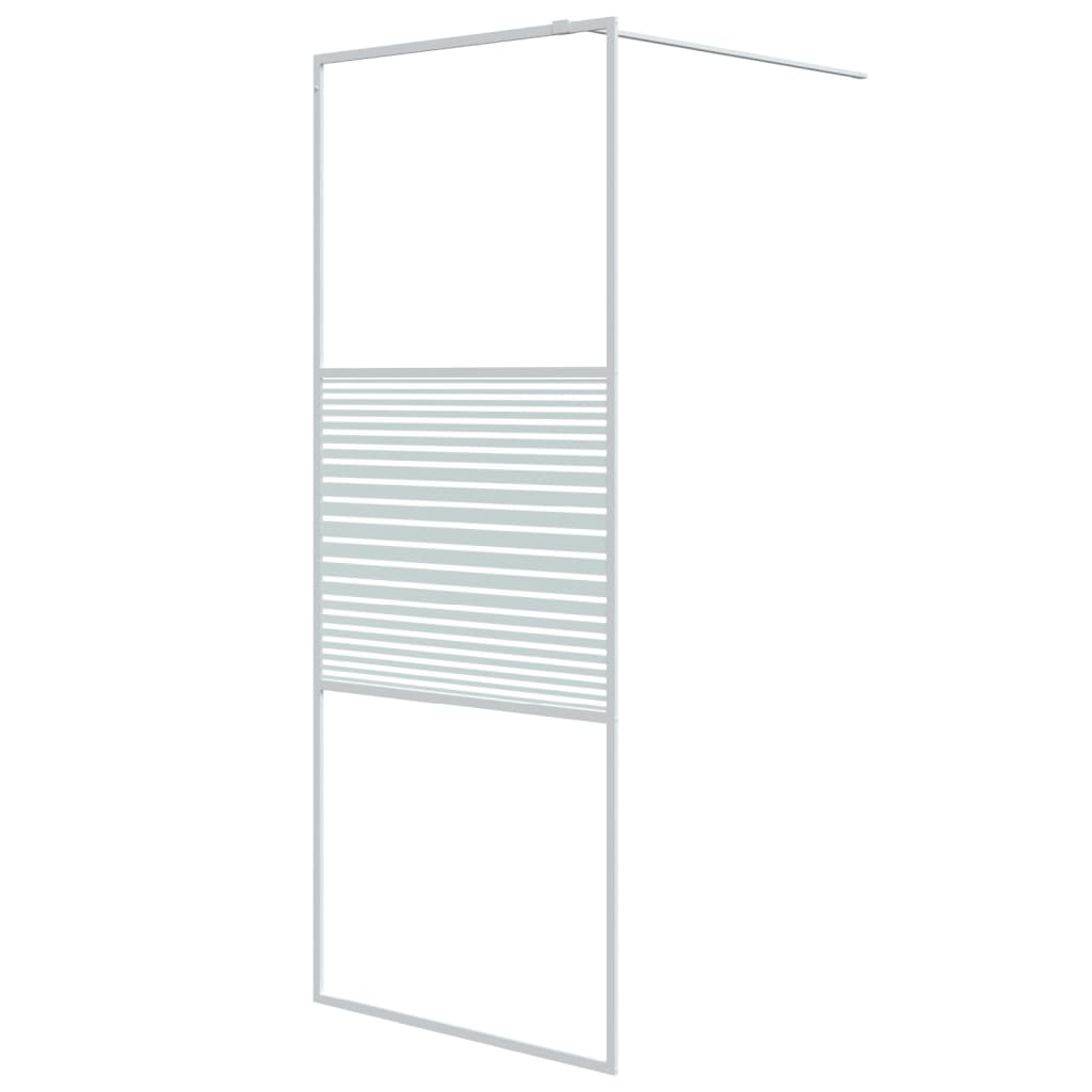 Inloopdouchewand 80x195 cm transparant ESG-glas