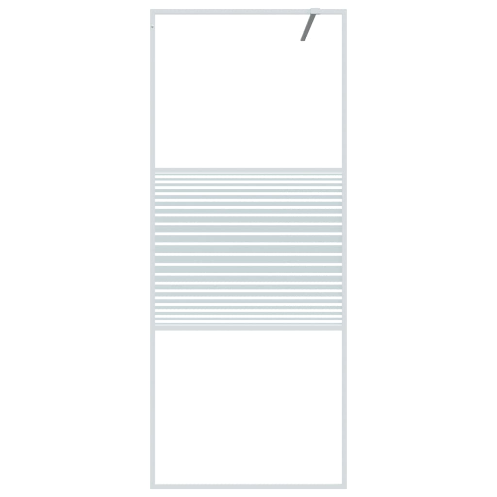 Inloopdouchewand 80x195 cm transparant ESG-glas