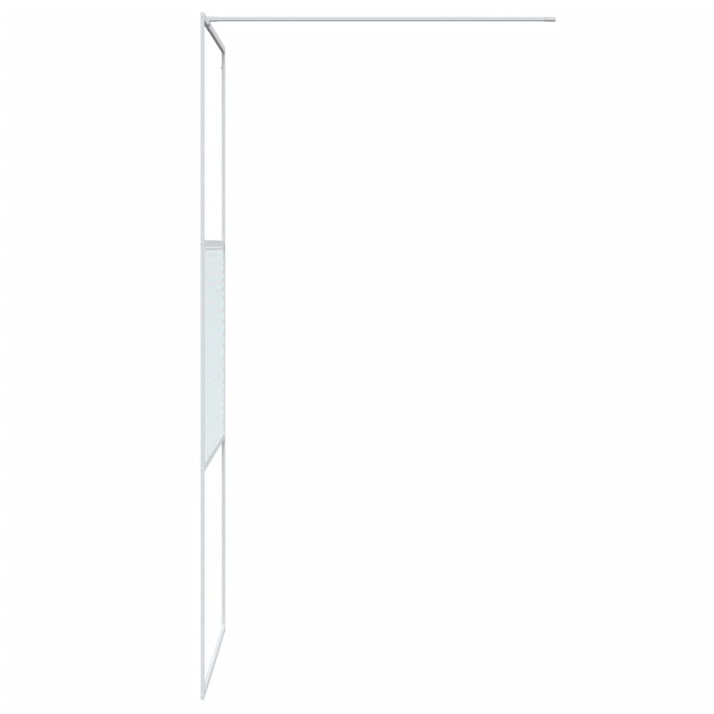 Inloopdouchewand 80x195 cm transparant ESG-glas