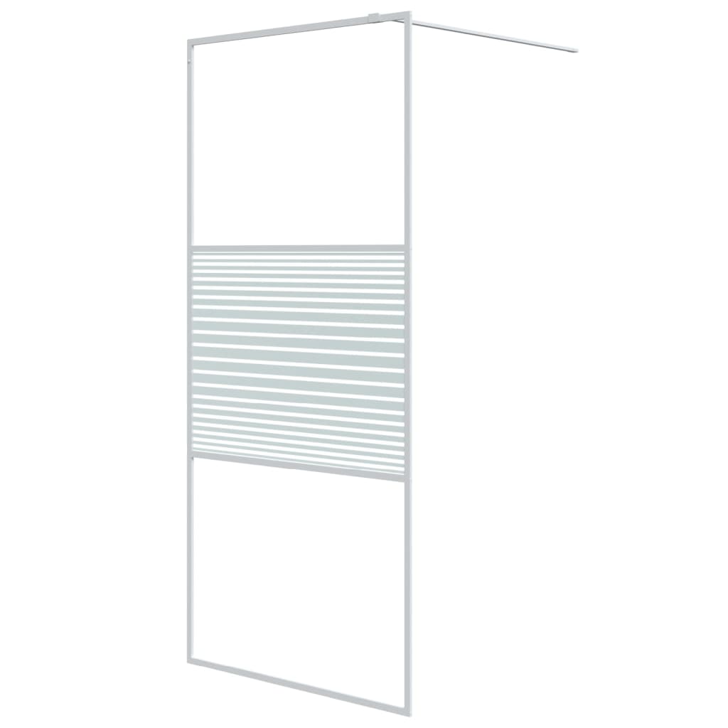 Inloopdouchewand 80x195 cm transparant ESG-glas