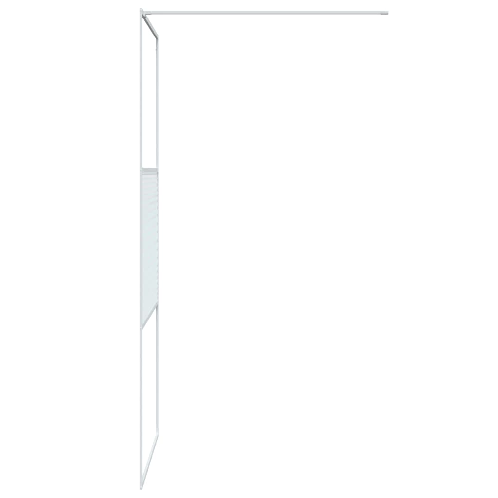 Inloopdouchewand 80x195 cm transparant ESG-glas