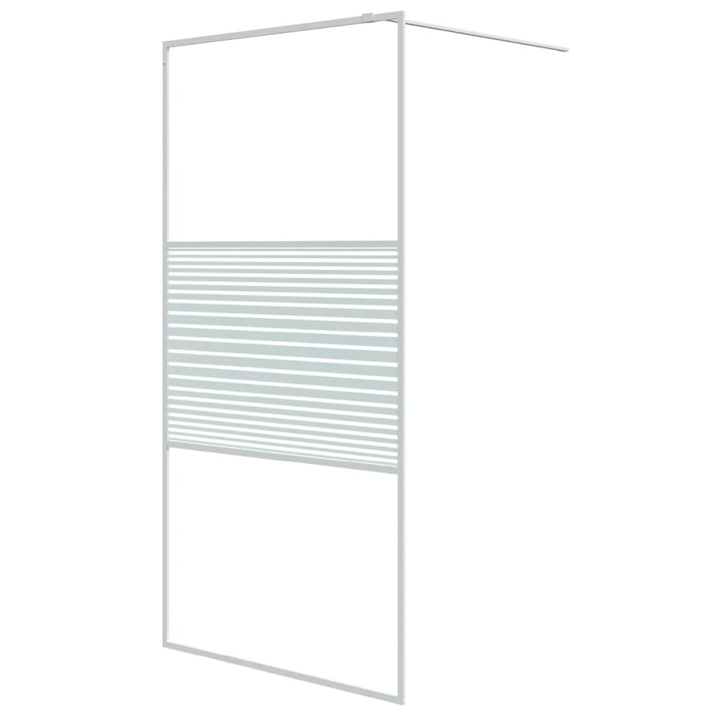 Inloopdouchewand 80x195 cm transparant ESG-glas