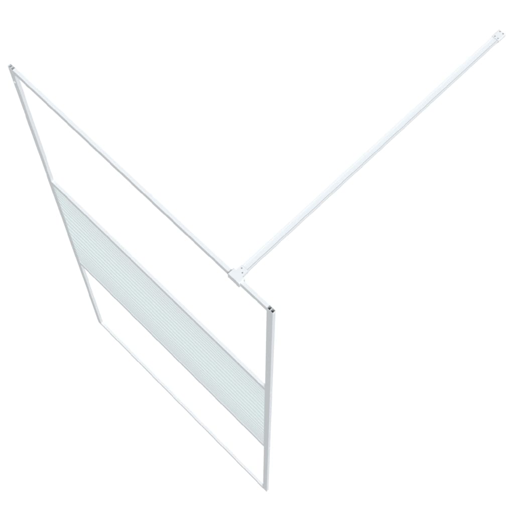 Inloopdouchewand 80x195 cm transparant ESG-glas