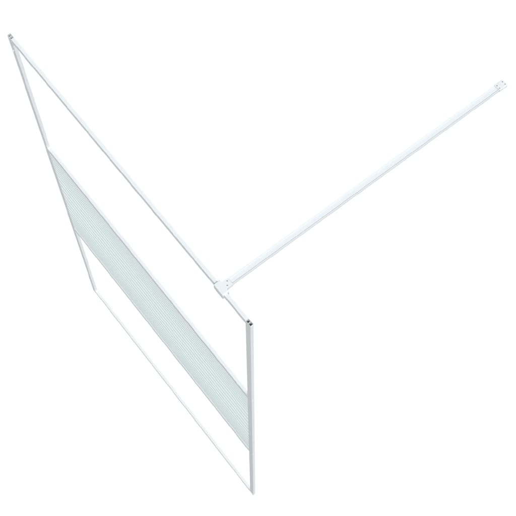 Inloopdouchewand 80x195 cm transparant ESG-glas