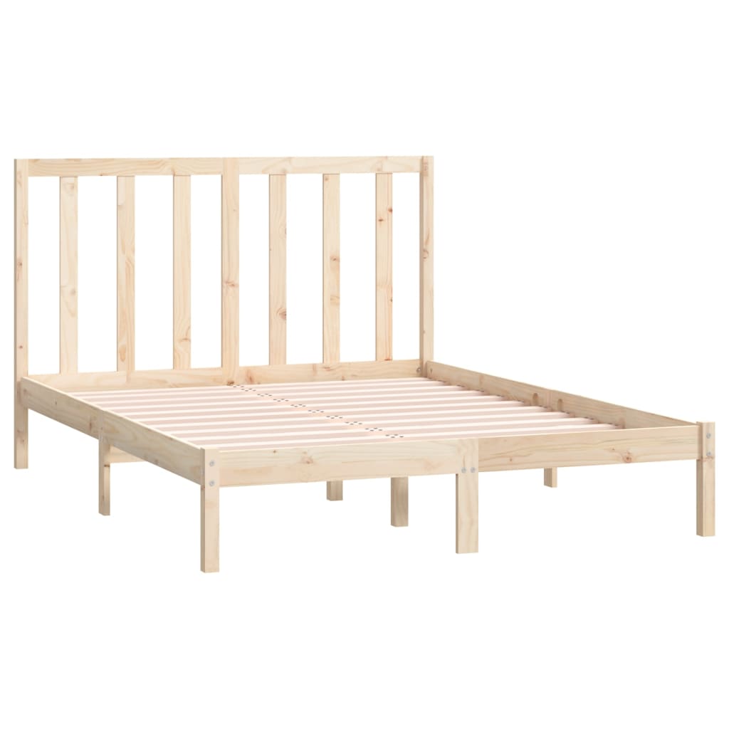 Bedframe massief grenenhout 135x190 cm