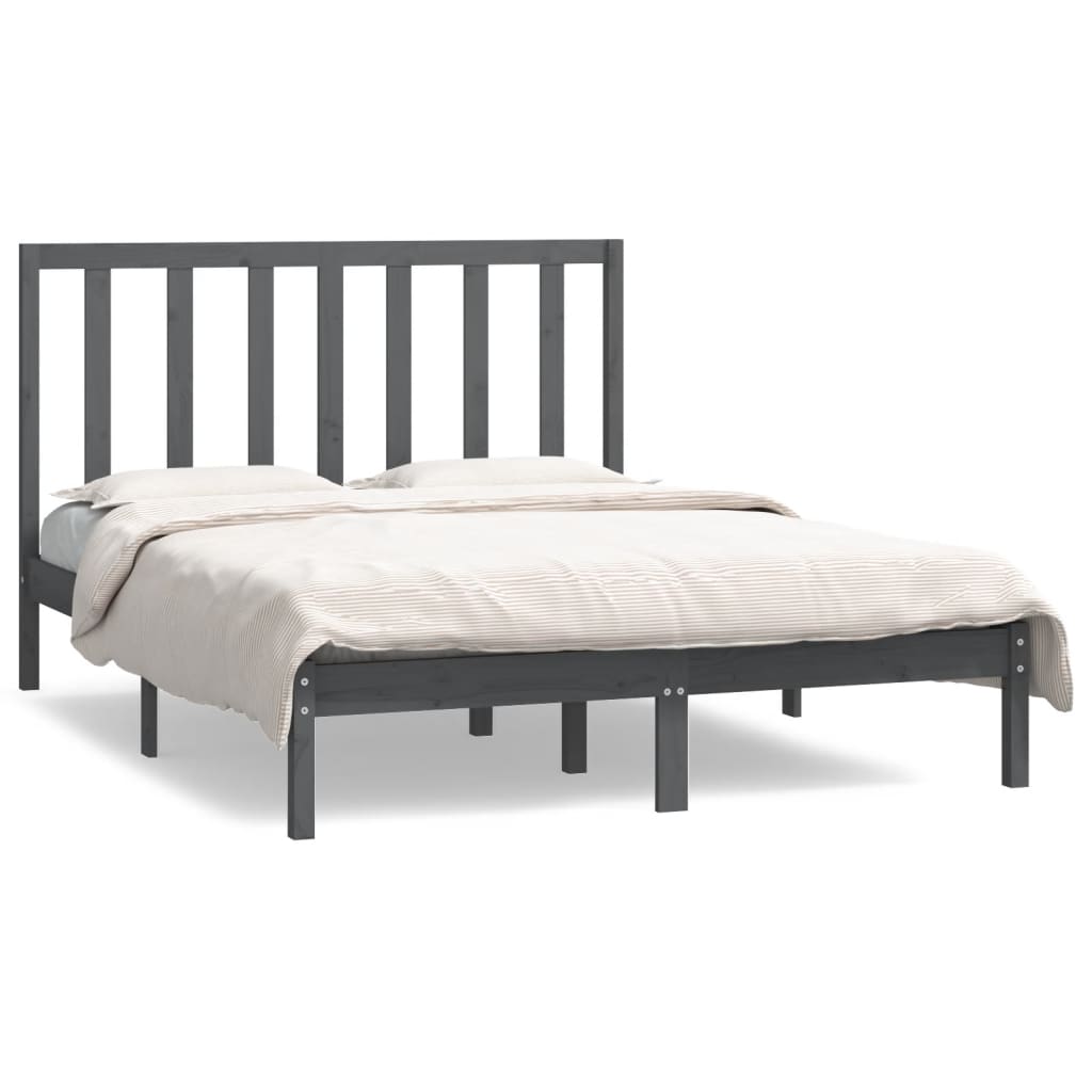 Bedframe massief grenenhout 135x190 cm