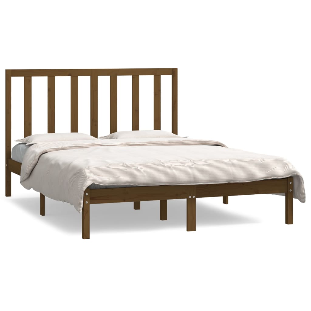 Bedframe massief grenenhout 140x190 cm