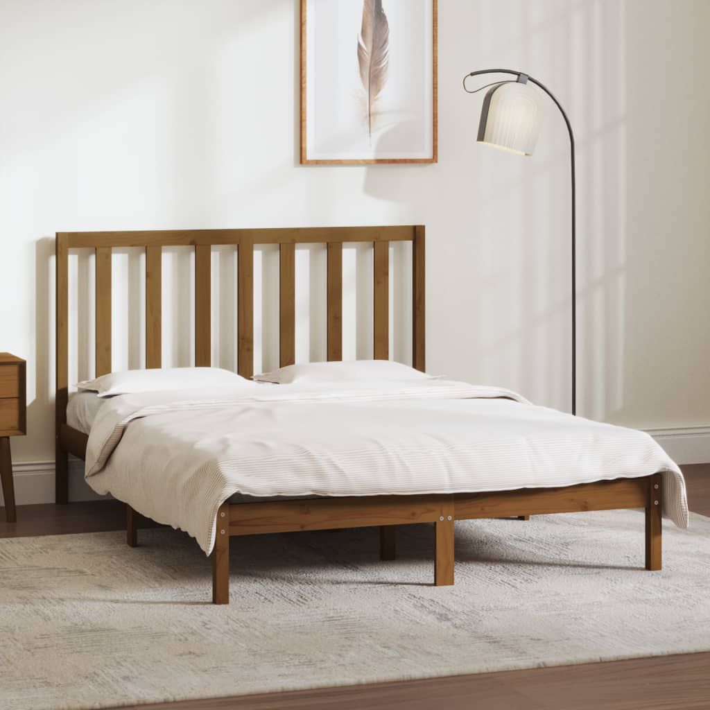 Bedframe massief grenenhout 135x190 cm