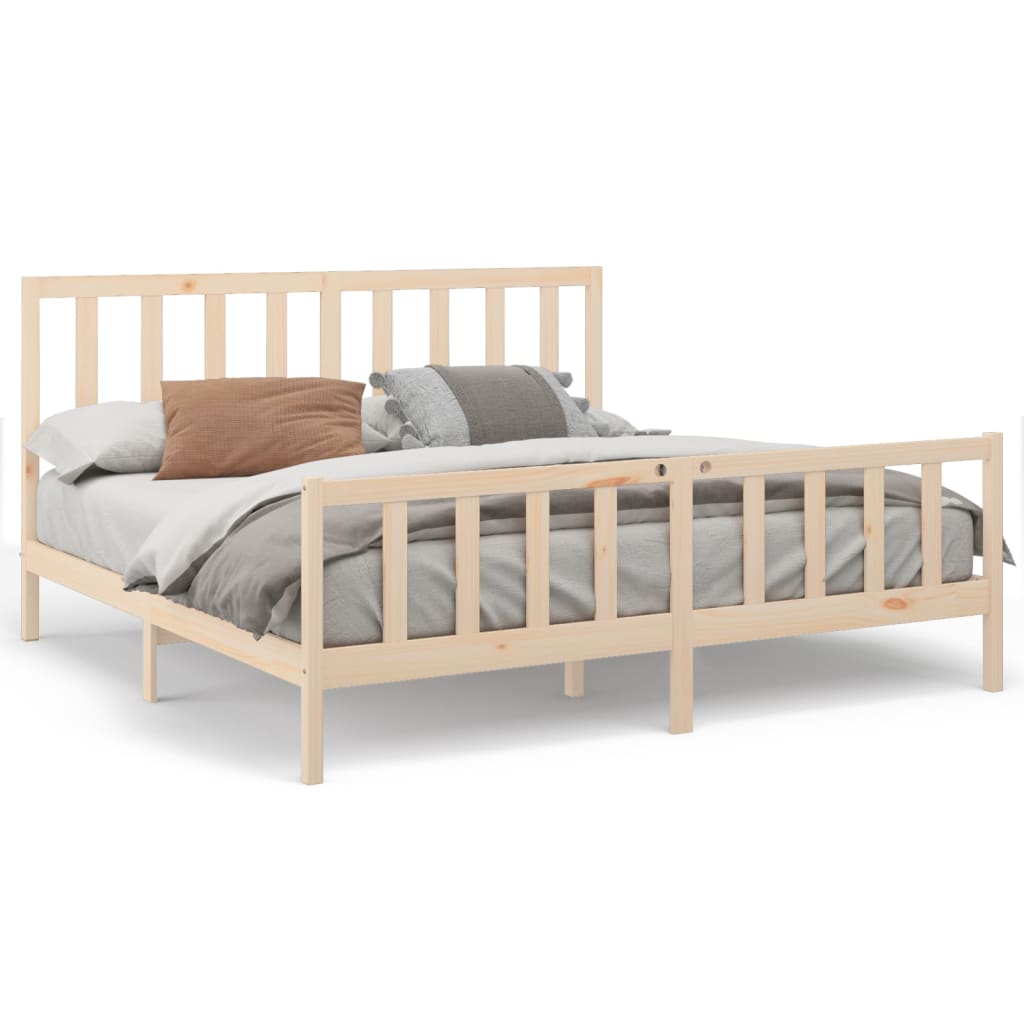 Bedframe massief grenenhout 140x200 cm