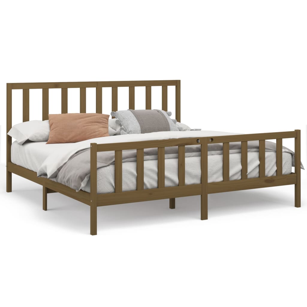 Bedframe massief grenenhout 160x200 cm