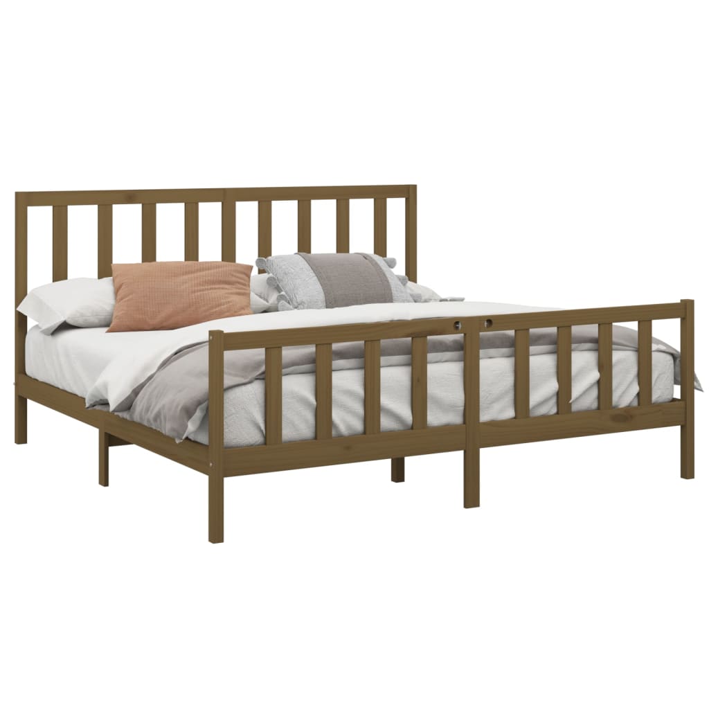 Bedframe massief grenenhout 160x200 cm