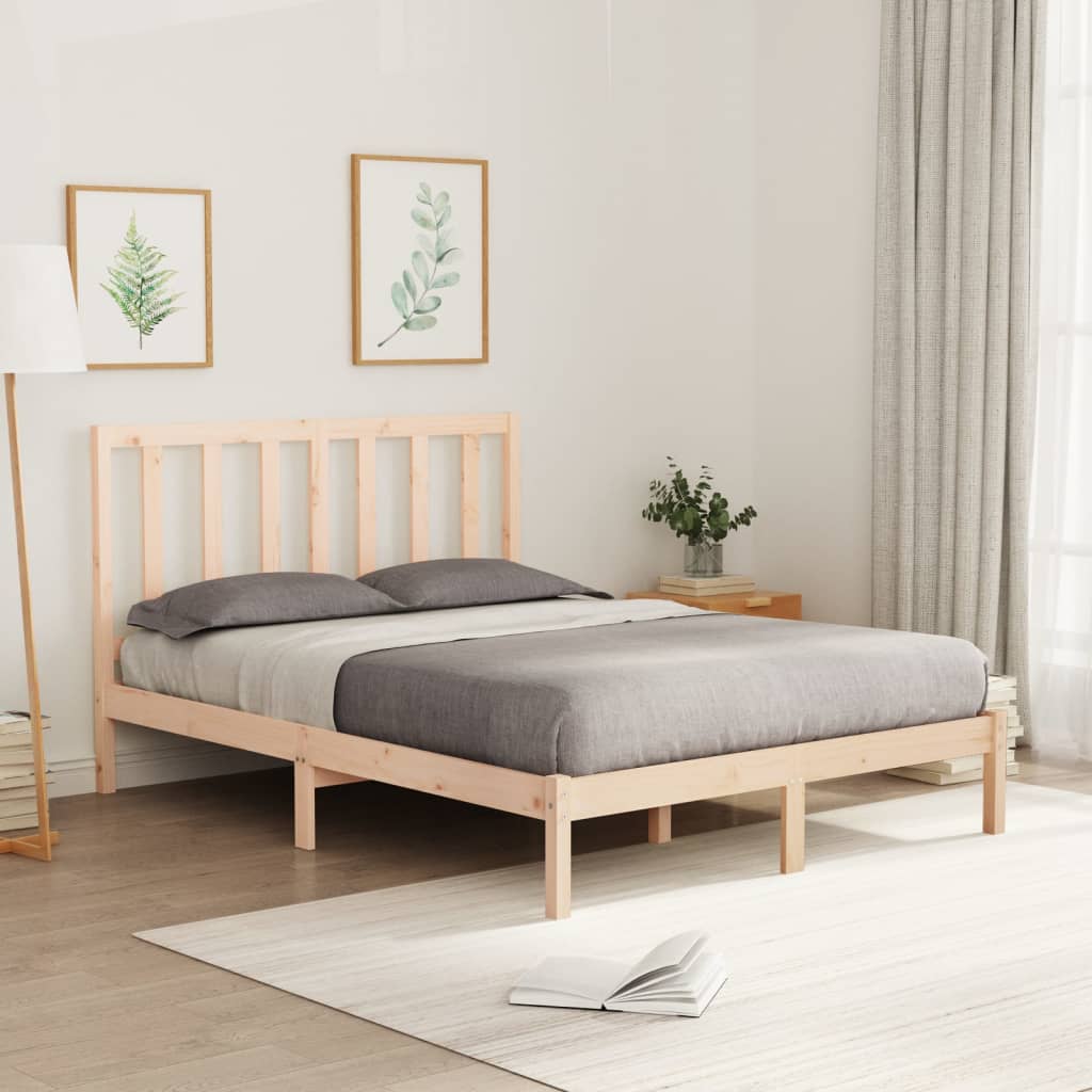 Bedframe massief hout 120x200 cm