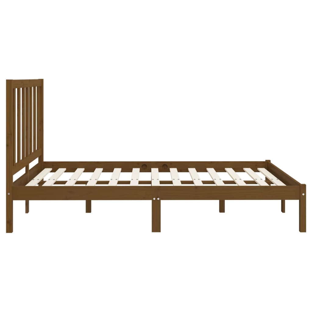 Bedframe massief hout 120x200 cm