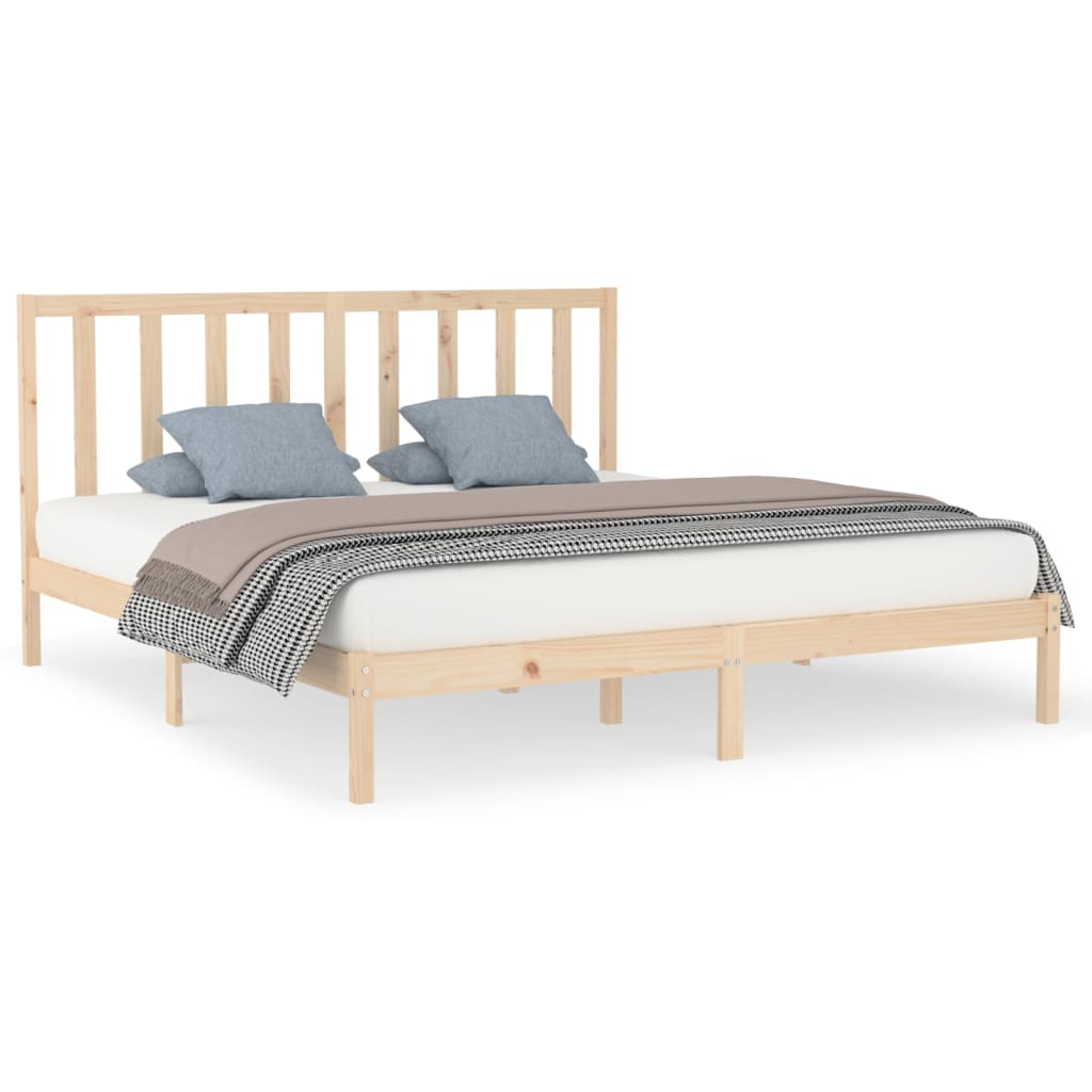 Bedframe massief hout 120x200 cm