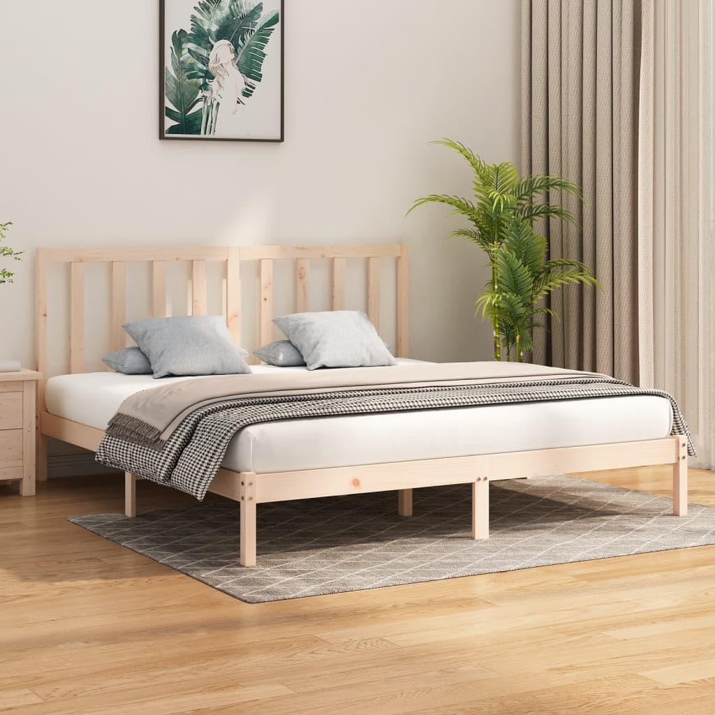 Bedframe massief hout 120x200 cm