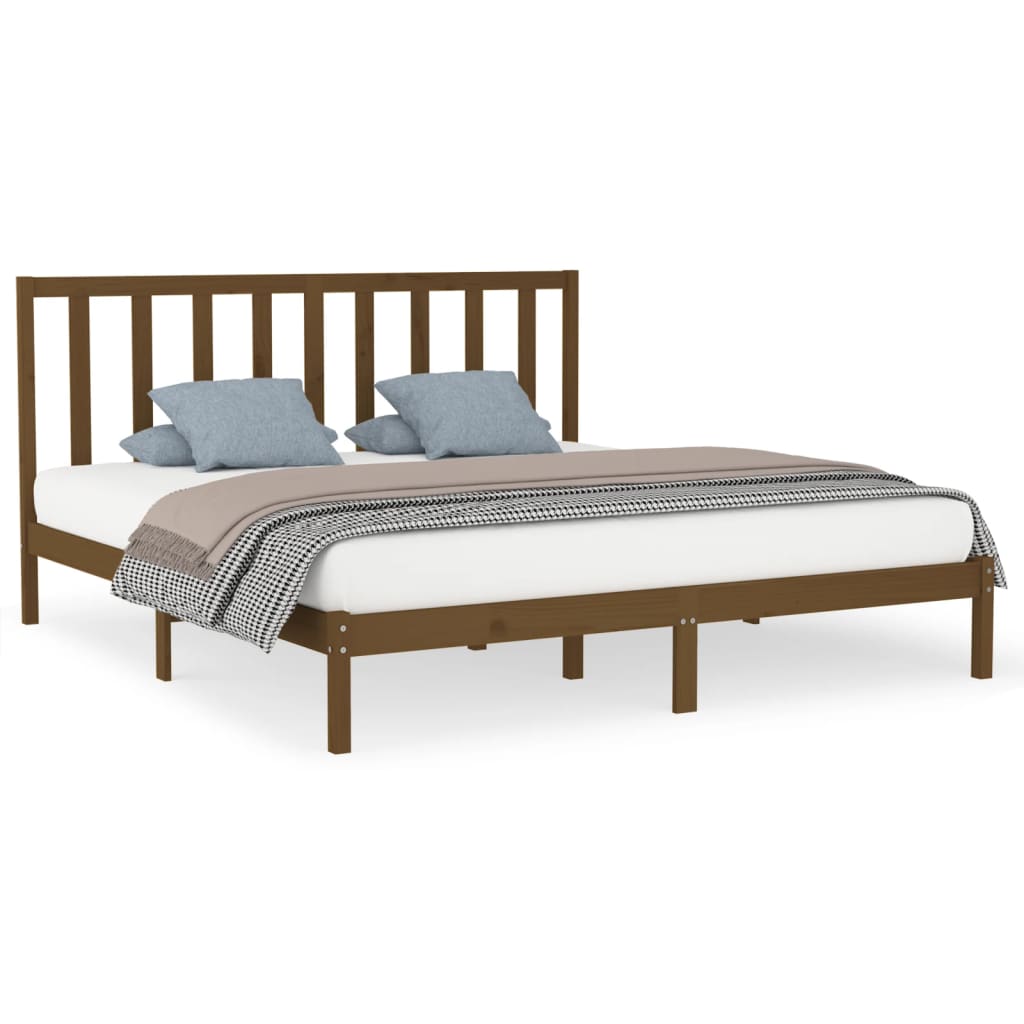 Bedframe massief hout 120x200 cm