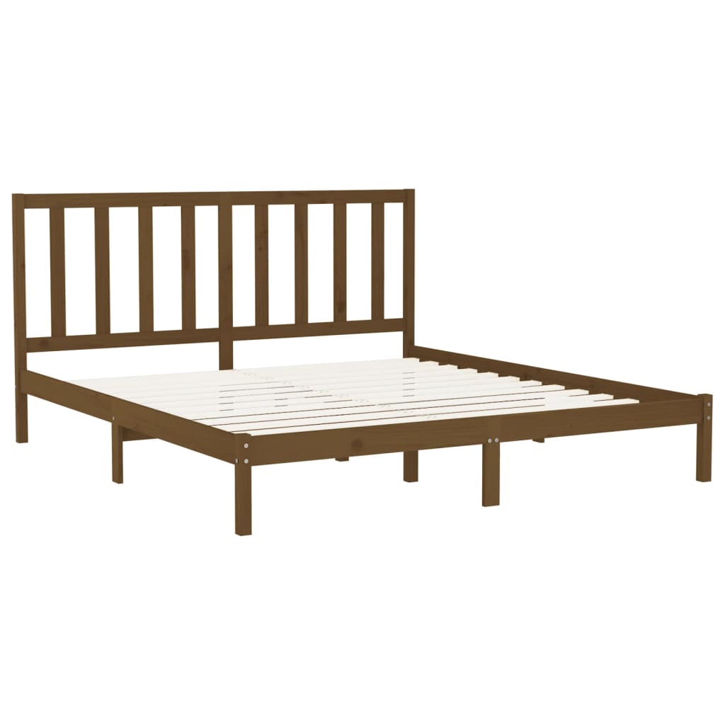 Bedframe massief hout 120x200 cm