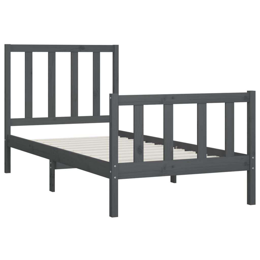 Bedframe massief hout 150x200 cm