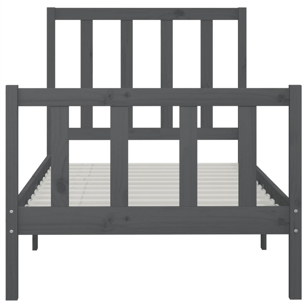 Bedframe massief hout 150x200 cm