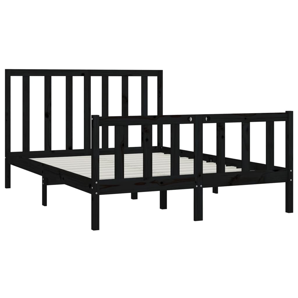 Bedframe massief hout 150x200 cm