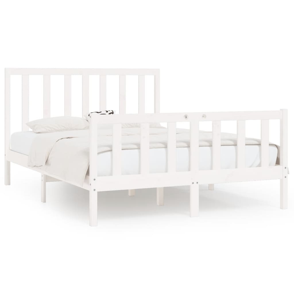 Bedframe massief hout 150x200 cm