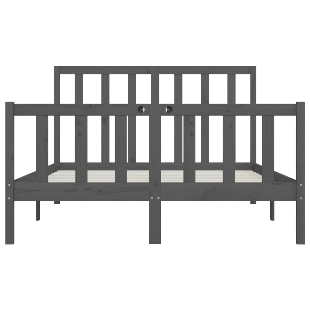 Bedframe massief hout 150x200 cm