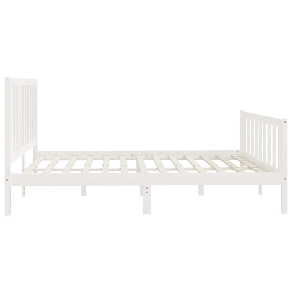 Bedframe massief hout 150x200 cm