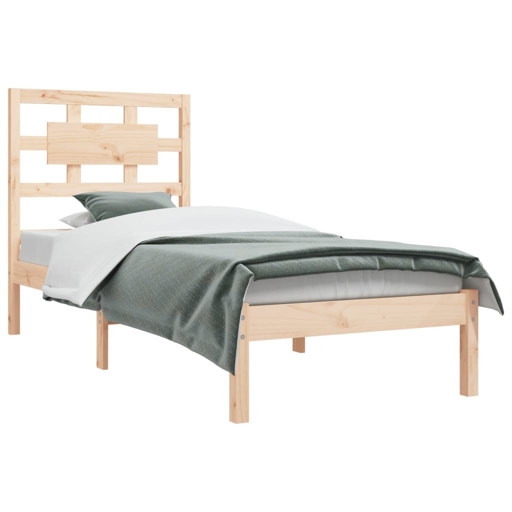 Bedframe massief grenenhout 90x200 cm