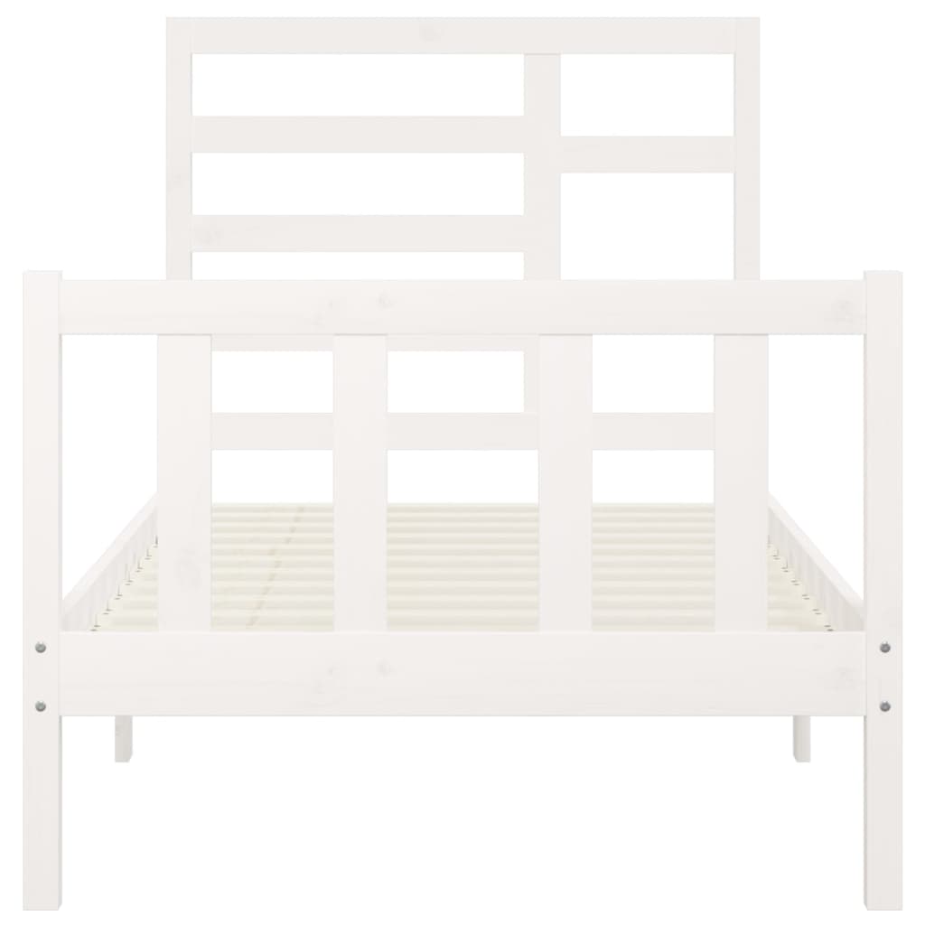 Bedframe massief grenenhout 200x200 cm