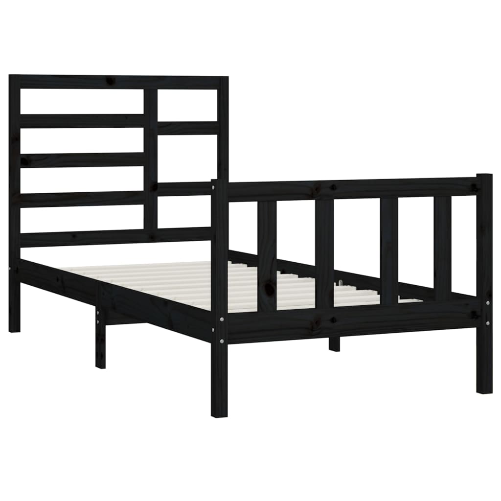 Bedframe massief grenenhout 200x200 cm