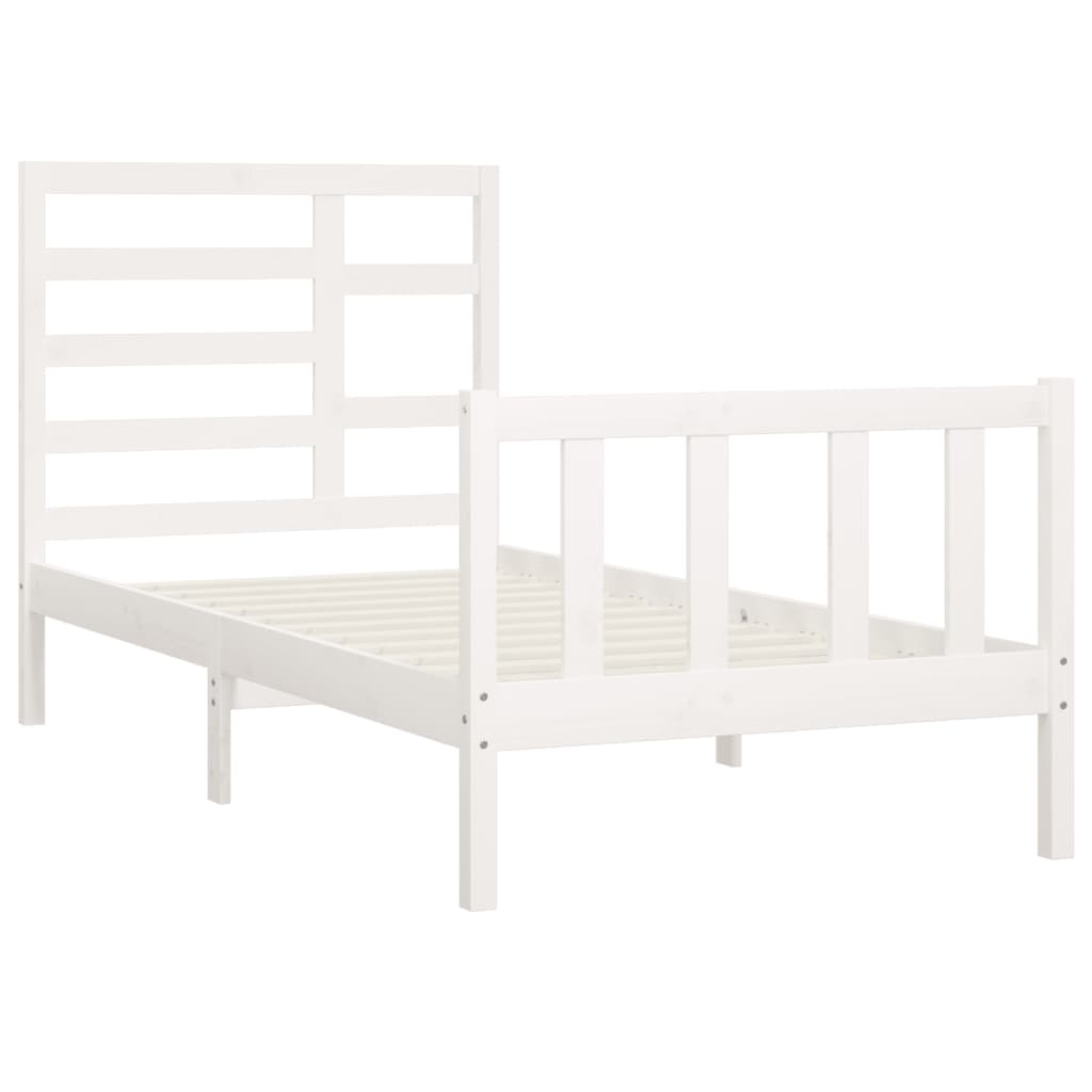 Bedframe massief grenenhout 200x200 cm