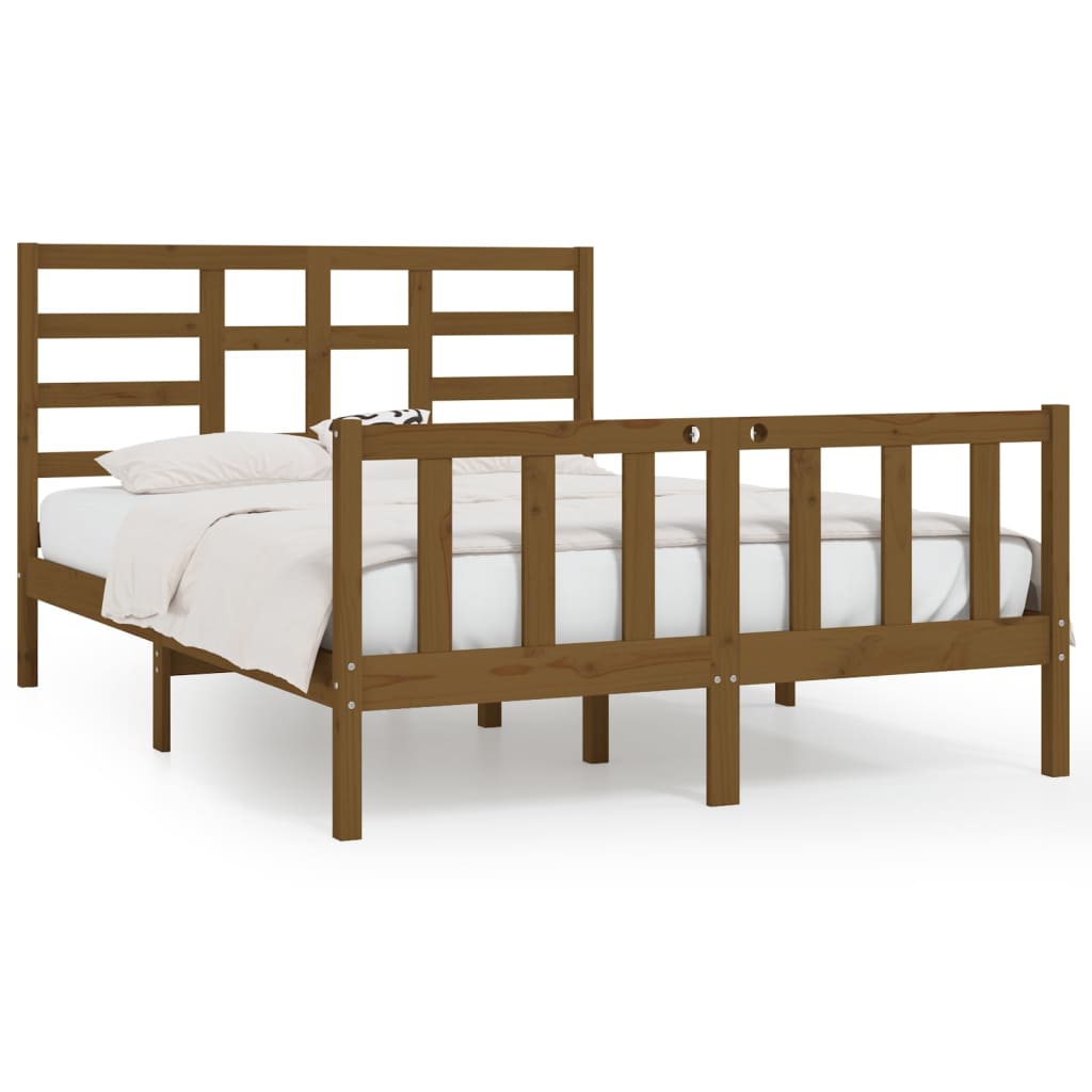 Bedframe massief grenenhout 90x200 cm