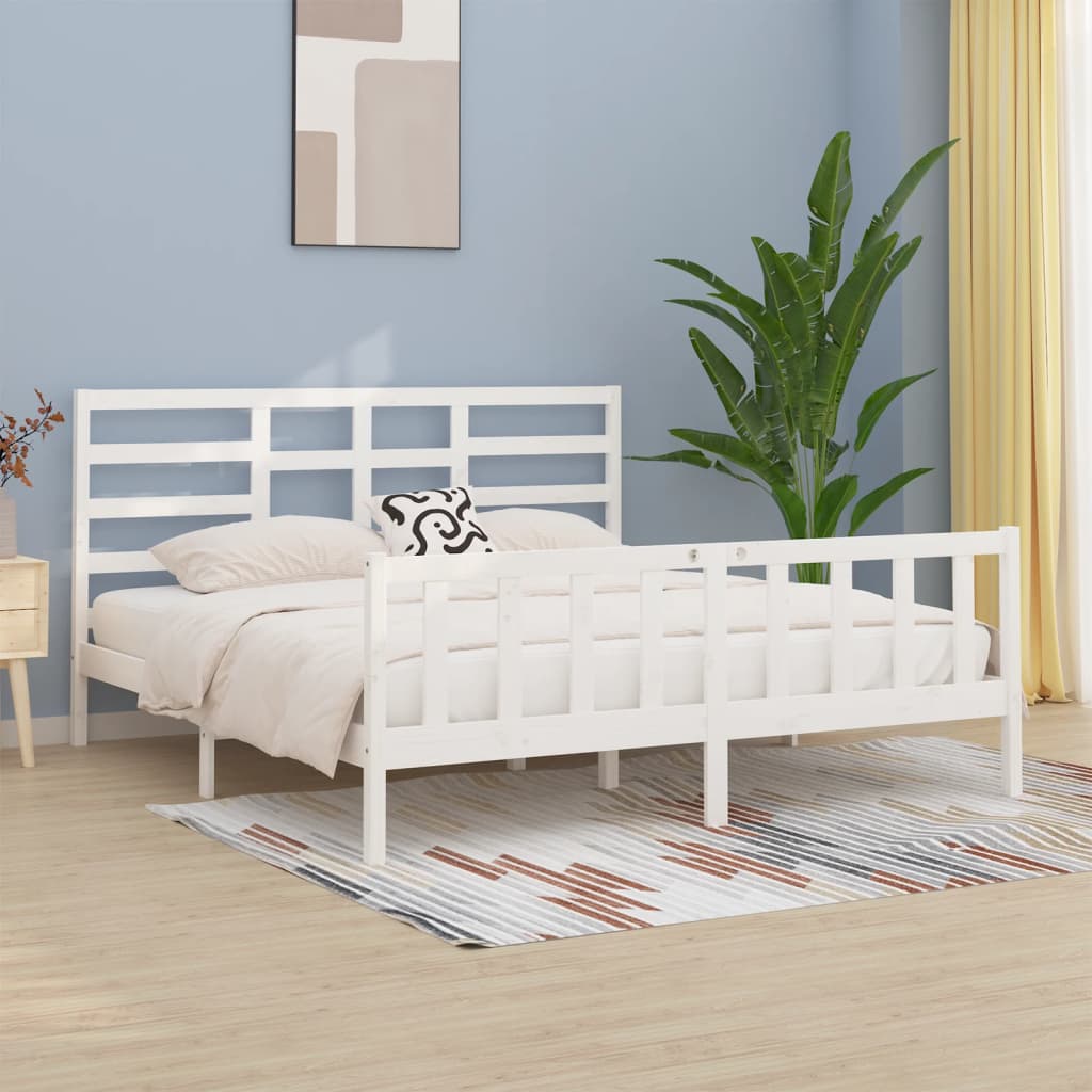 Bedframe massief grenenhout 90x200 cm