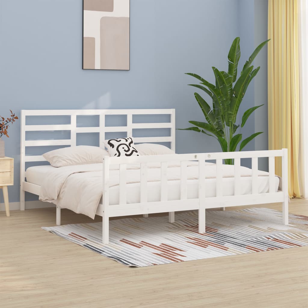 Bedframe massief grenenhout 90x200 cm