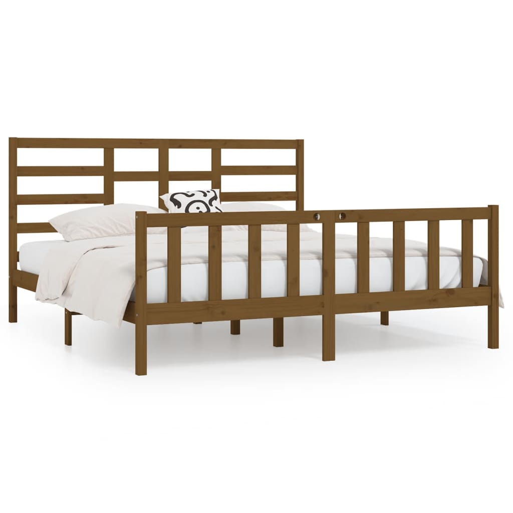 Bedframe massief grenenhout 90x200 cm