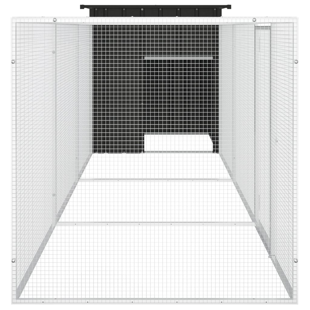 Kippenhok 200x91x100 cm gegalvaniseerd staal