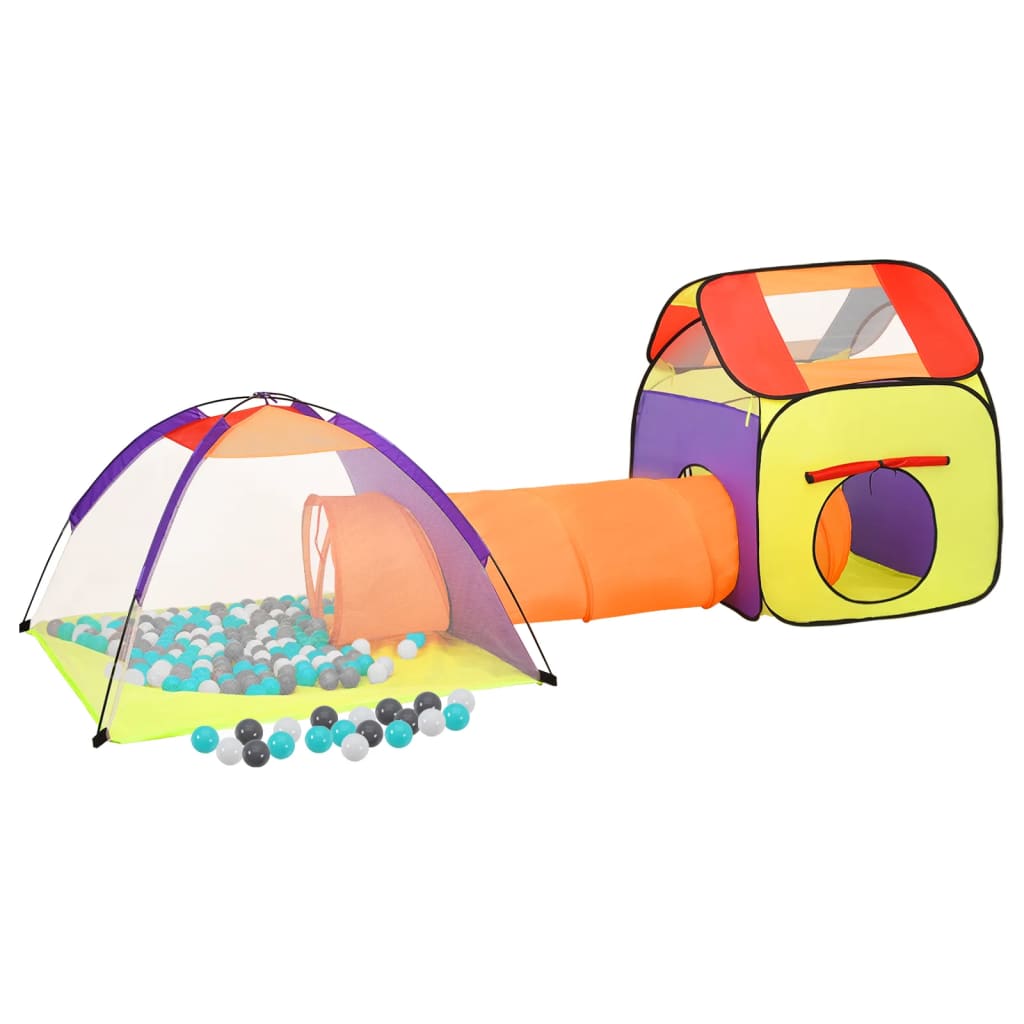 Kinderspeeltent met 250 ballen 338x123x111 cm