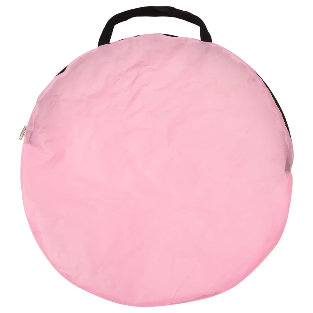 Kinderspeeltent met 250 ballen 100x100x127 cm roze