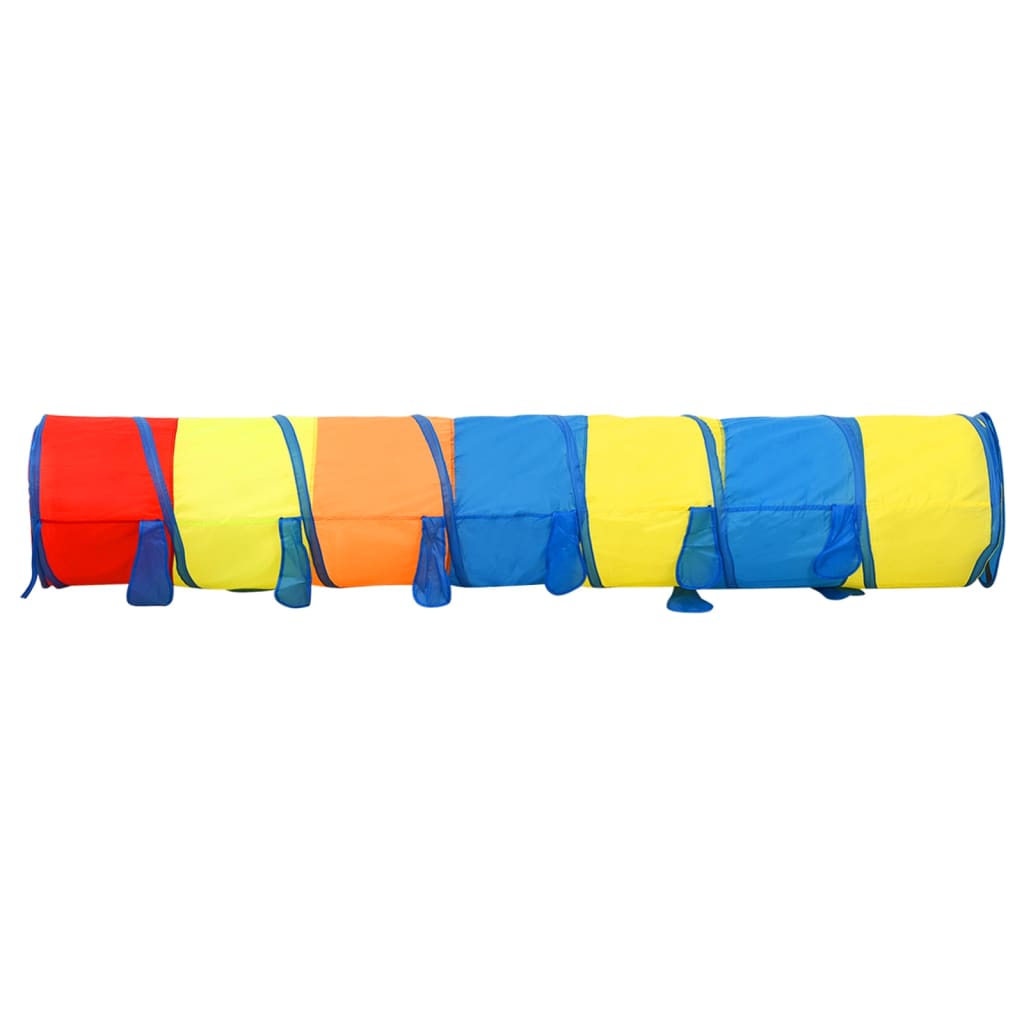 Kinderspeeltunnel met 250 ballen 245 cm polyester