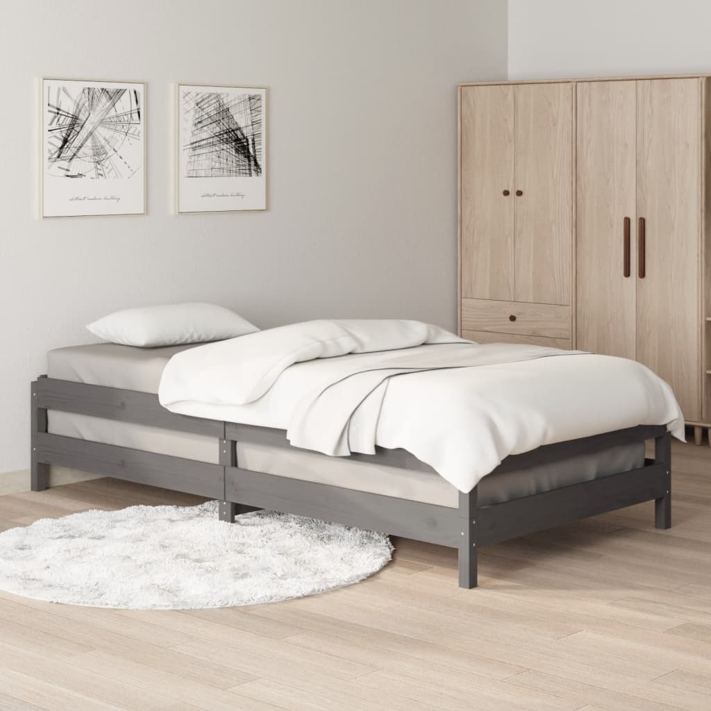 Bed stapelbaar 90x190 cm massief grenenhout