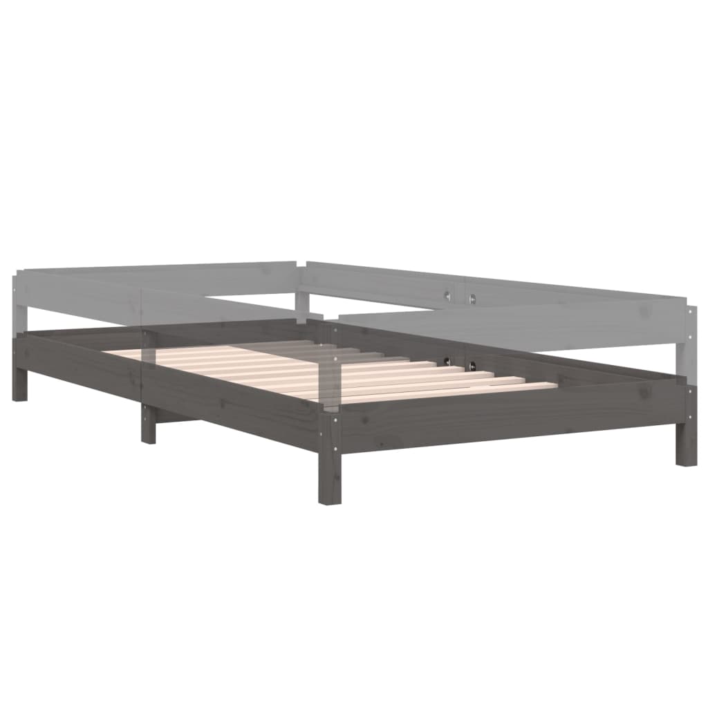 Bed stapelbaar 90x190 cm massief grenenhout