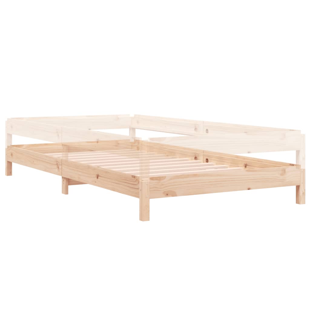 Bed stapelbaar 90x190 cm massief grenenhout